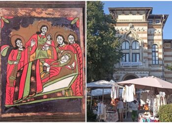 Atelier de pictat icoane pe sticlă, la Muzeul de Artă Populară Constanţa