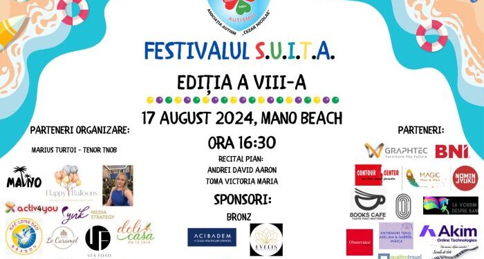Invitație la FESTIVALUL S.U.I.T.A. – eveniment caritabil, pentru terapia copiilor și tinerilor cu autism