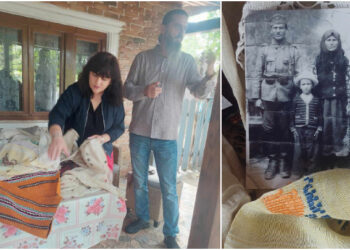 Țesături din borangic și alte obiecte din Satu Nou și Zebil, donate Muzeului de Artă Populară Constanța