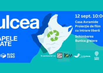 Caravana de film CU APELE CURATE ajunge la Tulcea, pe 12 septembrie