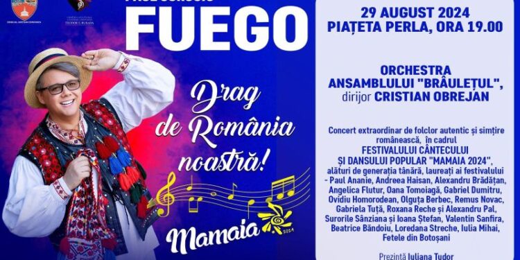 Spectacol extraordinar FUEGO, la Festivalul Național al Cântecului și Dansului Popular Românesc „Mamaia”!