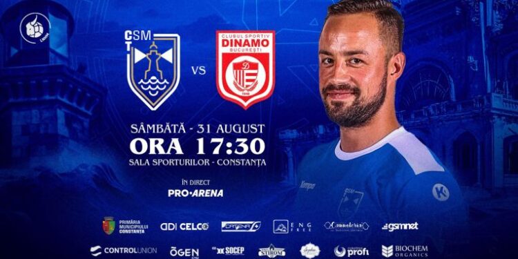Handbaliștii de la CSM Constanța joacă acasă primul meci din Liga Zimbrilor, contra Dinamo București