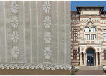 Cearceaf dobrogean de TEZAUR, expus la Muzeul de Artă Populară Constanța