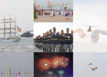 Ziua Marinei, sărbătorită la Constanța cu parade navale, jocuri marinărești și focuri de artificii