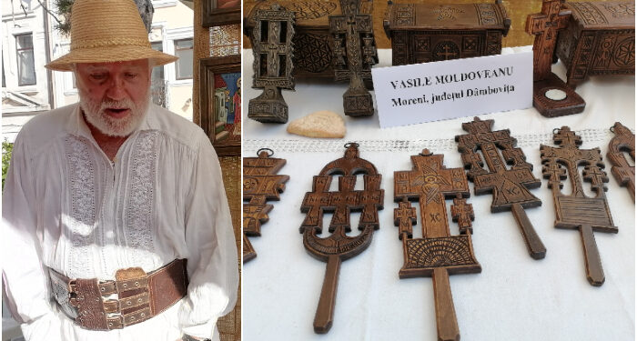 CE SUNT Pristolnicele meșterului popular Vasile Moldoveanu, din fața Muzeului de Artă Populară Constanța?