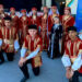 Ansamblurile de dansuri tradiționale tătărești „Qarasu” și „Qanara”, pe scenă la Festivalul Filmului Kazah