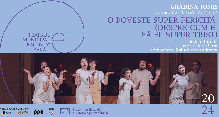 SEAS 2024: ”O poveste super fericită (despre cum e să fii super trist)”, duminică, 18 august, la Grădina Tomis