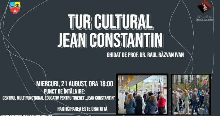TUR GHIDAT GRATUIT, în memoria marelui actor JEAN CONSTANTIN