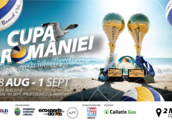 „Cupa României la volei pe plajă”, 28 august – 1 septembrie, plaja din 2 Mai