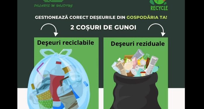 POLARIS: Colectarea separată a deșeurilor, un pas simplu și esențial pentru protejarea sănătății și a mediului