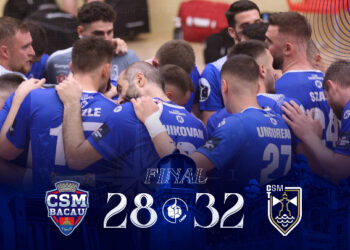 Handbaliștii CSM Constanța au zdrobit Bacăul la el acasă, 32 – 28