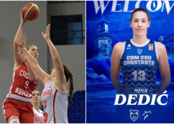 Vicecampioana Croației, Nina Dedić, noul centru al echipei de baschet a CSM Constanța
