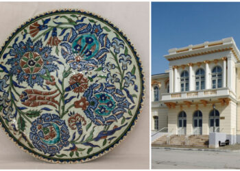 Renumita ceramică de Iznik, cu o vechime de 500 ani, expusă la Muzeul de Artă Tulcea