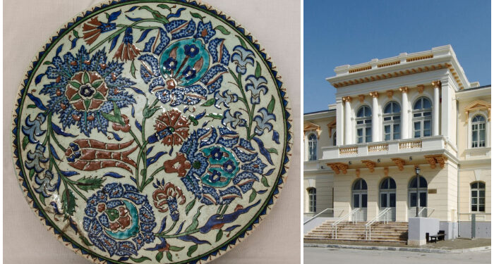 Renumita ceramică de Iznik, cu o vechime de 500 ani, expusă la Muzeul de Artă Tulcea