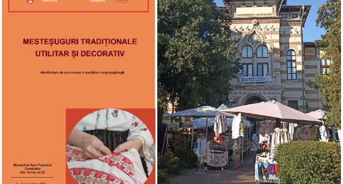 Demonstrații de meșteșuguri tradiționale, la Muzeul de Artă Populară Constanța