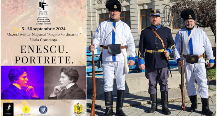 Foto-expoziție „George Enescu. Portrete”, la Muzeul Militar ”Regele Ferdinand I” Filiala Constanța