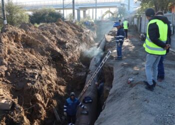 RAJA a finalizat lucrările de montare și cuplare a noilor tronsoane la conducta magistrală de apă din zona Pod Butelii