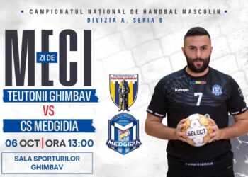 Handbaliștii de la CS Medgidia joacă duminică în deplasare, cu Teutonii Ghimbav