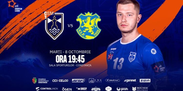 Handbaliștii de la CSM Constanța debutează marți, 8 octombrie, în grupele EHF European League