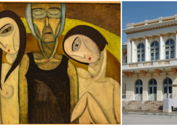 Tablou realizat de Victor Brauner, cel mai important pictor român suprarealist, expus la Muzeul de Artă Tulcea