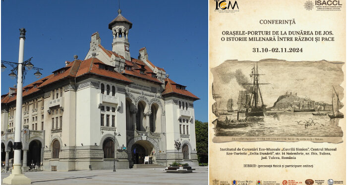 CINCI ISTORICI ai MINAC, la conferința „Orașele-porturi de la Dunărea de Jos. O istorie milenară între război și pace” de la Tulcea