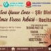 „Vocea iubirii – Yunus Emre” – Recital poetic la Casa Avramide Tulcea