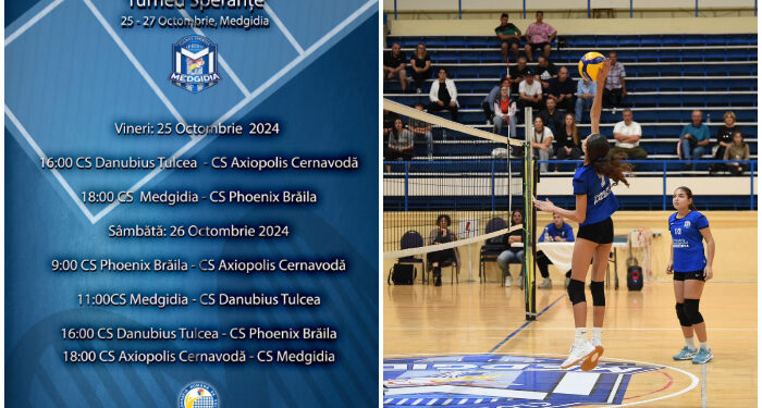 Turneu de volei în Sala Sporturilor din Medgidia, weekendul acesta