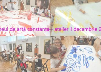 Atelier de creație artistică la Muzeul de Artă Constanța, de Ziua Națională a României