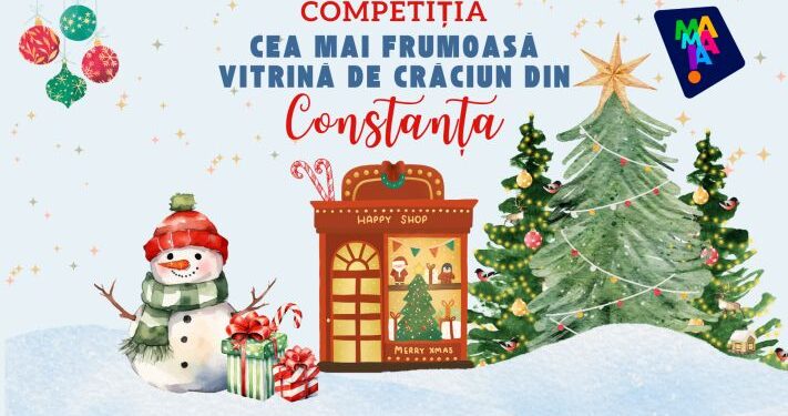 OMD Mamaia-Constanța lansează competiția „Cea mai frumoasă vitrină de Crăciun din Constanța”