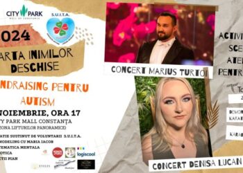ARTA INIMILOR DESCHISE – Fundraising pentru autism, la City Park Mall, pe 09 noiembrie