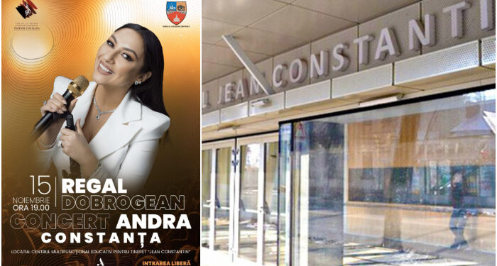 Ziua Dobrogei: Concert ANDRA cu INTRARE LIBERĂ, la Centrul Jean Constantin