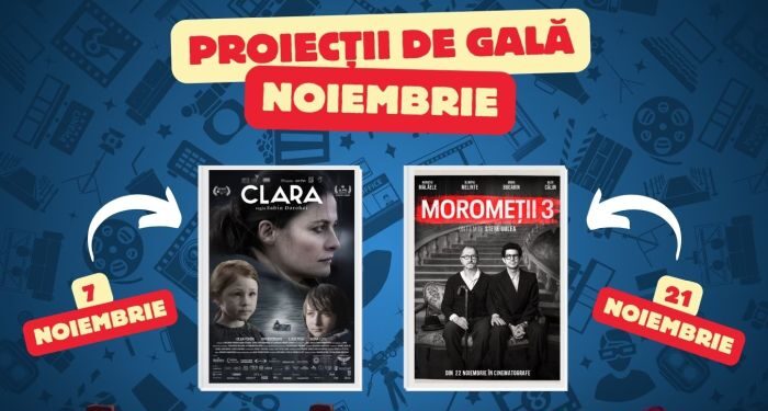 CLARA și MOROMEȚII 3 – PROIECȚII DE GALĂ la Centrul Jean Constantin