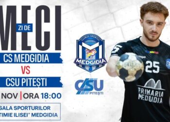 Handbaliștii de la CS Medgidia joacă pe teren propriu, duminică, 17 noiembrie, cu CSU Pitești