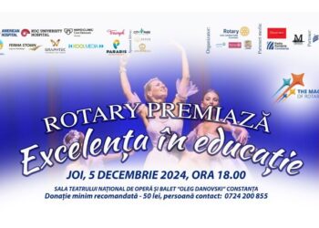 GALA „Rotary Premiază Excelența”, joi, 5 decembrie, la Teatrul Oleg Danovski