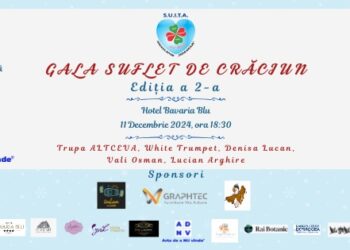 Asociația Autism Cezar Nicolae – S.U.I.T.A. vă invită la GALA „SUFLET DE CRĂCIUN”, ediția a doua