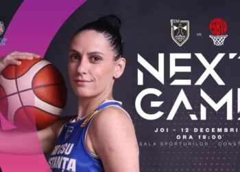 CSM Constanța întâlnește Villeneuve d’Ascq LM într-un super meci de baschet feminin, joi, 12 decembrie