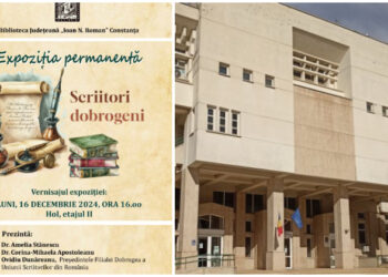 SCRIITORI DOBROGENI – Expoziție de carte la Biblioteca Județeană Constanța