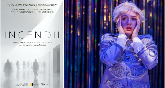 Cristiana Luca și Andrei Bibire în premiera INCENDII, la Teatrul de Stat Constanța