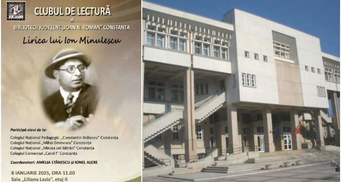 Club de lectură dedicat poetului Ion Minulescu, la Biblioteca Județeană Constanța