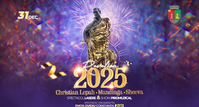 Sheeva, Lepah și Mandinga electrizează Revelionul 2025 în Piața Ovidiu din Constanța