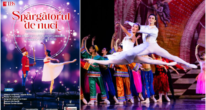 MAGIA spectacolului de balet clasic „Spărgătorul de Nuci”, pe scena Casei de Cultură Constanța