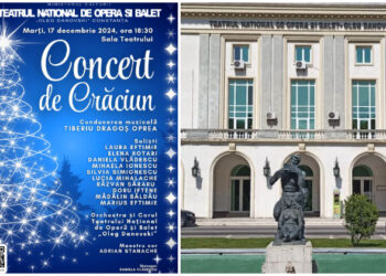 CONCERT DE CRĂCIUN, la Teatrul Oleg Danovski, pe 17 decembrie
