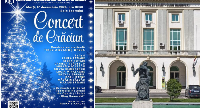 CONCERT DE CRĂCIUN, la Teatrul Oleg Danovski, pe 17 decembrie