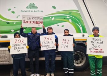 Polaris: „Suntem dedicați unui oraș mai curat, chiar dacă încasăm doar 36% din totalul TAXEI DE SALUBRIZARE”