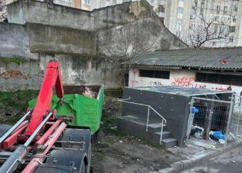 Polaris: Locația din Constanța unde este amplasată bena pentru colectarea deșeurilor voluminoase, săptămâna aceasta
