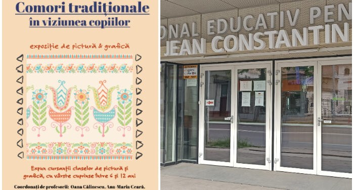 COMORI TRADIȚIONALE ÎN VIZIUNEA COPIILOR – Expoziție de pictură și grafică, la Centrul Jean Constantin