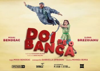 Mihai Bendeac și Ilona Brezoianu sunt „Doi pe o bancă”, pe 21 ianuarie, la Casa de Cultură Constanța