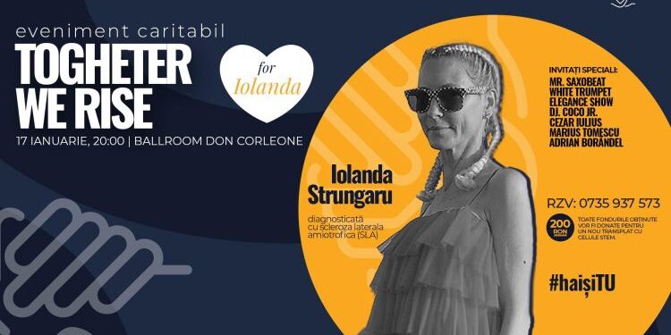 ÎMPREUNĂ PENTRU IOLANDA – Eveniment caritabil, pentru o șansă la viață