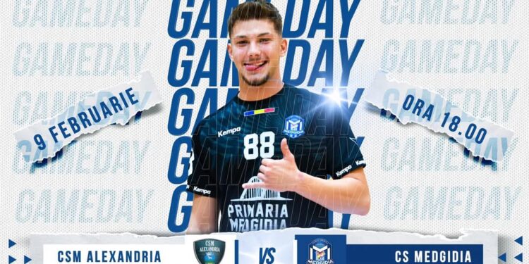 Handbaliștii de la CS Medgidia joacă la Alexandria prima etapă din play-off
