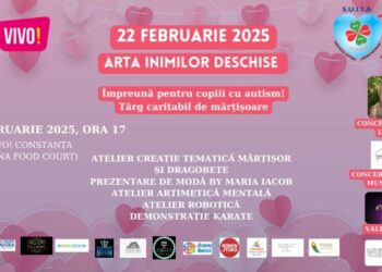 ARTA INIMILOR DESCHISE – Târg caritabil de mărțișoare, în sprijinul copiilor diagnosticați cu autism, ADHD și alte tulburări de neuro-dezvoltare